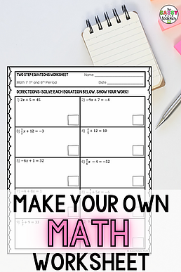 make-your-own-math-worksheet