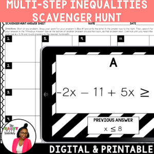 multi-step-inequalities-scavenger-hunt
