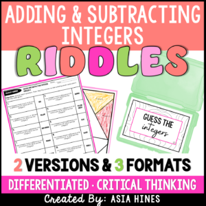integer-task-cards