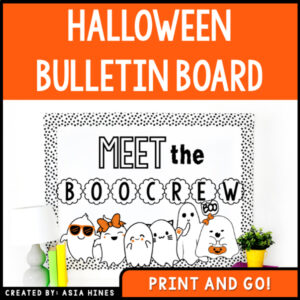 Halloween Bulletin Board for Middle School - Halloween Door Decor