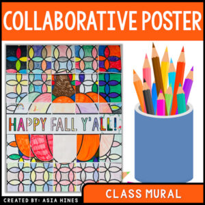 Fall Early Finishers Thanksgiving Collaborative Poster Fall Activity
