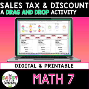 Sales Tax and Discount Digital Activity