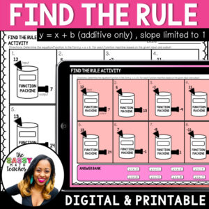 Find the Rule | Additive Relationships