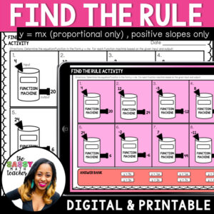 Find the Rule | Proportional Relationships
