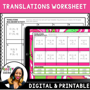 Translations Worksheet