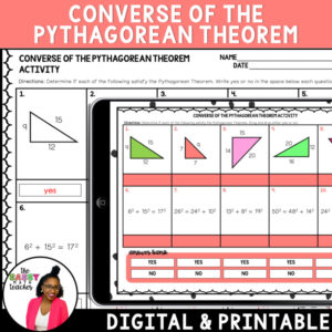 The Converse of the Pythagorean Theorem Activity