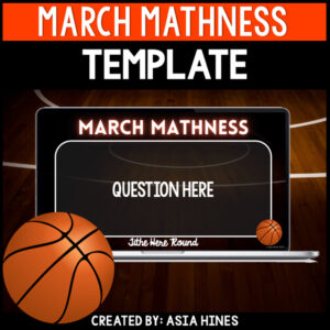 Make Your Own March Mathness Review Game Template Google Slides